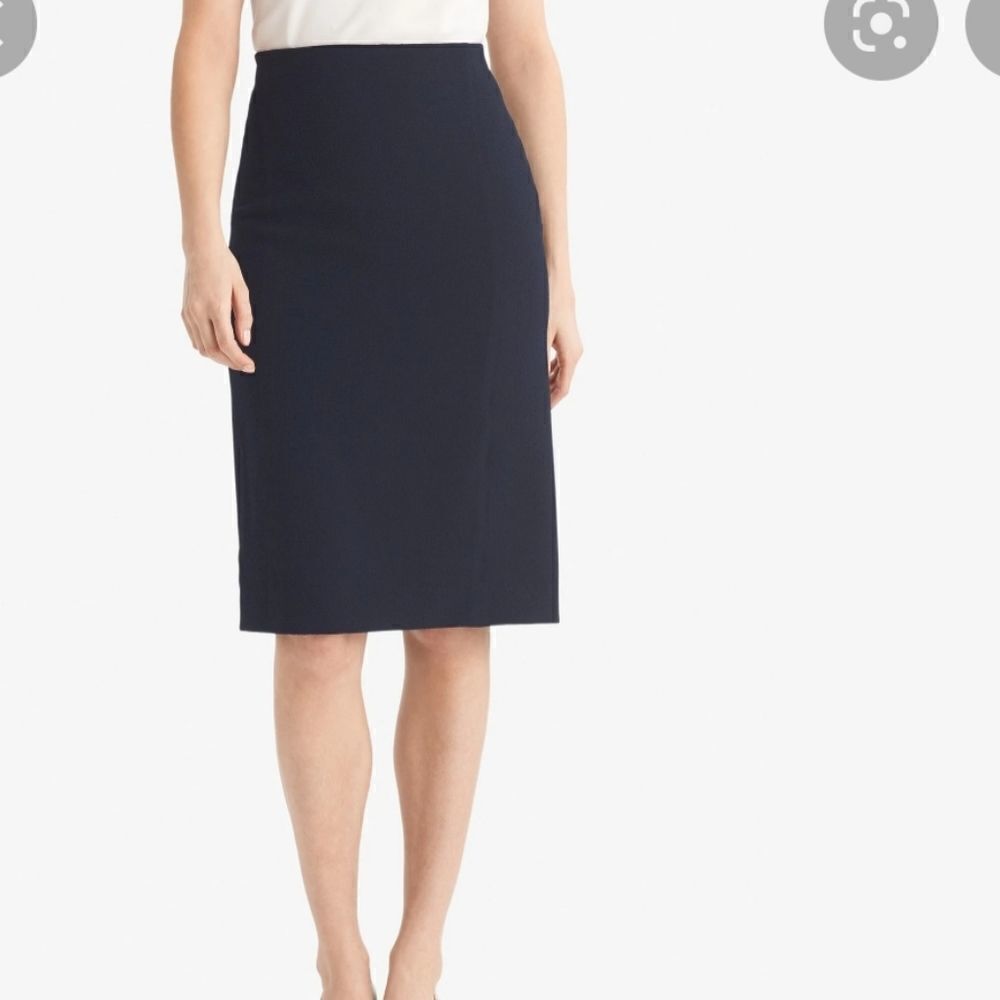 MM Lafleur Staccato textured galaxy blue skirt sz 0